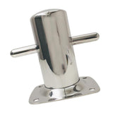 Max New Stainless Steel Single Cross Bollard with Base Boat Yacht Mooring Cleat