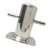 Max New Stainless Steel Single Cross Bollard with Base Boat Yacht Mooring Cleat