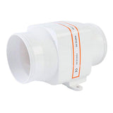 Max 4'' In Line Blower 12V Boat Bilge Galley Engine Ventilation Marine Cool Fan