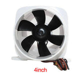 Max 4'' In Line Blower 12V Boat Bilge Galley Engine Ventilation Marine Cool Fan