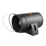 Max Black 12V 3" In-Line Marine Cabin Bilge Engine Air Blower 145 CFM Quiet Boat