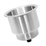 Max Stainless Steel Cup Drink Holder Brushed for Marine Boat RV Camper Truck