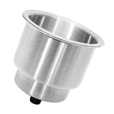 Max Stainless Steel Cup Drink Holder Brushed for Marine Boat RV Camper Truck