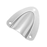 Max 2 Sets 304 Stainless Steel Midget Clam Shell Wire Cable Vent Cover Silver