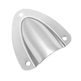 Max 2 Sets 304 Stainless Steel Midget Clam Shell Wire Cable Vent Cover Silver