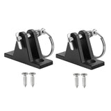 Max 2 Piece Boat Marine Deck Hinge Mount Bimini Top Deck Hinges Fitting Hardware