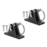 Max 2 Piece Boat Marine Deck Hinge Mount Bimini Top Deck Hinges Fitting Hardware