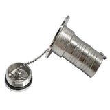 Max 38mm Marine Boat Water Tank Deck Fill  with Key 316 Stainless Steel