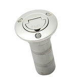 Max Marine Boat Fuel Oil Deck Filler Keyless Lift Cap Stainless Steel - 38mm