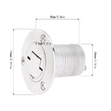Max Marine Boat Fuel Oil Deck Filler Keyless Lift Cap Stainless Steel - 38mm