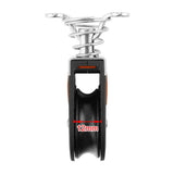 Max 41mm 316SS Sheave Block Universal Head Single Pulley Swivel Boat Rope Runner