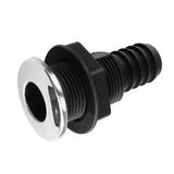 Max THRU HULL PLASTIC FITTING 1" FOR 25MM HOSE. 33MM HULL THICKNESS, BOAT, SAIL