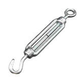 Max 316 Stainless Steel DIN1480 Eye Hook Turnbuckle Wire Rope Cable Tension 12mm