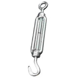Max 316 Stainless Steel DIN1480 Eye Hook Turnbuckle Wire Rope Cable Tension 12mm