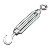 Max 316 Stainless Steel Hook Eye Turnbuckle Wire Rope Tension Turnbuckle 16mm