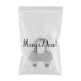 Max 304 Stainless Steel Wire Rope Clip Clamp Saddle Clips U Bolt Fastener - 12mm