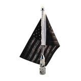 Max Adjustable / Folding Flag Pole with US Flag for Harley Dyna Street Glide