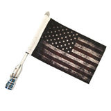 Max Adjustable / Folding Flag Pole with US Flag for Harley Dyna Street Glide