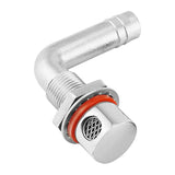 Max 15mm 316 Stainless Steel 90 Degree Bend Boat/ Yacht / Car Gas Fuel Tank Vent