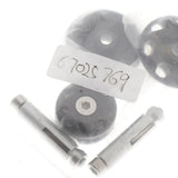 Max 3Pieces Motorcycle Frame Hole Cap Cover Plugs For Kawasaki Z1000 10-17 Black