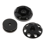 Max 3Pieces Motorcycle Frame Hole Cap Cover Plugs For Kawasaki Z1000 10-17 Black