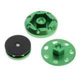 Max 3Pieces Motorcycle Frame Hole Cap Cover Plugs For Kawasaki Z1000 10-17 Green