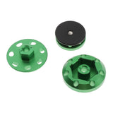 Max 3Pieces Motorcycle Frame Hole Cap Cover Plugs For Kawasaki Z1000 10-17 Green