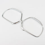 Maxbell Chrome Plated Plastic Mirror Trim Rings Decor Cover for Honda Goldwing