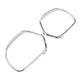 Maxbell Chrome Plated Plastic Mirror Trim Rings Decor Cover for Honda Goldwing