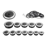 Maxbell Motorcycle Aluminum Frame Hole Cap Set for BMW R Nine T R9T 2014 2015 2016