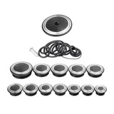 Maxbell Motorcycle Aluminum Frame Hole Cap Set for BMW R Nine T R9T 2014 2015 2016