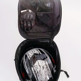 Max Maxb Waterproof Motorcycle Rear Tail Helmet Seat Bag Back Seat Storage red