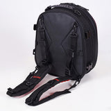 Max Maxb Waterproof Motorcycle Rear Tail Helmet Seat Bag Back Seat Storage red