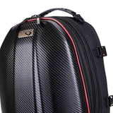 Max Maxb Waterproof Motorcycle Rear Tail Helmet Seat Bag Back Seat Storage red