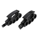 Max Maxb Universals Flying Knuckle Footpegs Footrests Custom Pedal For Harley Black