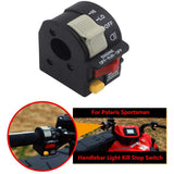 Maxbell Handlebar Light Kill Stop Switch For Polaris Sportsman 2001-05 Hi Lo Beam