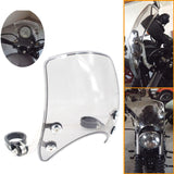 Maxbell Motorcycle windshield wind deflector W/ Bracket for Harley '04-later XL