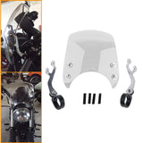 Maxbell Motorcycle windshield wind deflector W/ Bracket for Harley '04-later XL