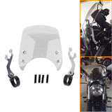 Maxbell Motorcycle windshield wind deflector W/ Bracket for Harley '04-later XL