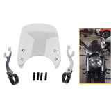 Maxbell Motorcycle windshield wind deflector W/ Bracket for Harley '04-later XL