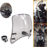 Maxbell Gray Motorcycle windshield wind deflector for Harley '04-later XL