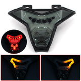 Maxbell Motorcycle LED Taillight Stop Rear Brake  for Kawasaki Z1000 2014-2018 Clear