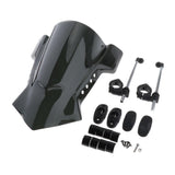 Maxbell Black Motorcycle windshield wind deflector  Universal fit