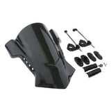 Maxbell Black Motorcycle windshield wind deflector  Universal fit