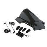 Maxbell Black Motorcycle windshield wind deflector  Universal fit