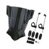 Maxbell Black Motorcycle windshield wind deflector  Universal fit
