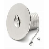Max Maxb GAS Hose Deck Fill Filler Keyless Cap for 50mm Boat Filler stainless steel