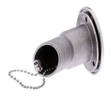 Max Maxb GAS Hose Deck Fill Filler Keyless Cap for 50mm Boat Filler stainless steel