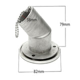 Max Maxb DIESEL Hose Deck Fill Filler Keyless Cap for 38mm Boat Filler Steel