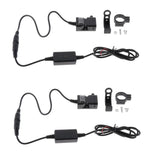 Maxbell Waterproof Dual USB E-bike Handlebar Charger Socket w/ Switch &Mount  12-24V